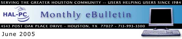 HAL-PC Monthly eBulletin - June 2005