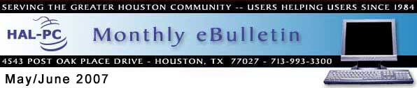 HAL-PC Monthly eBulletin - June 2007