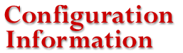 Configuration Information